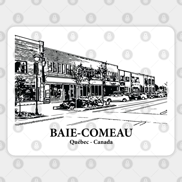 Baie-Comeau - Québec Magnet by Lakeric
